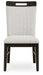 Neymorton - Light Gray / Brown - Dining Upholstered Side Chair (Set of 2) - Simple Home Plus