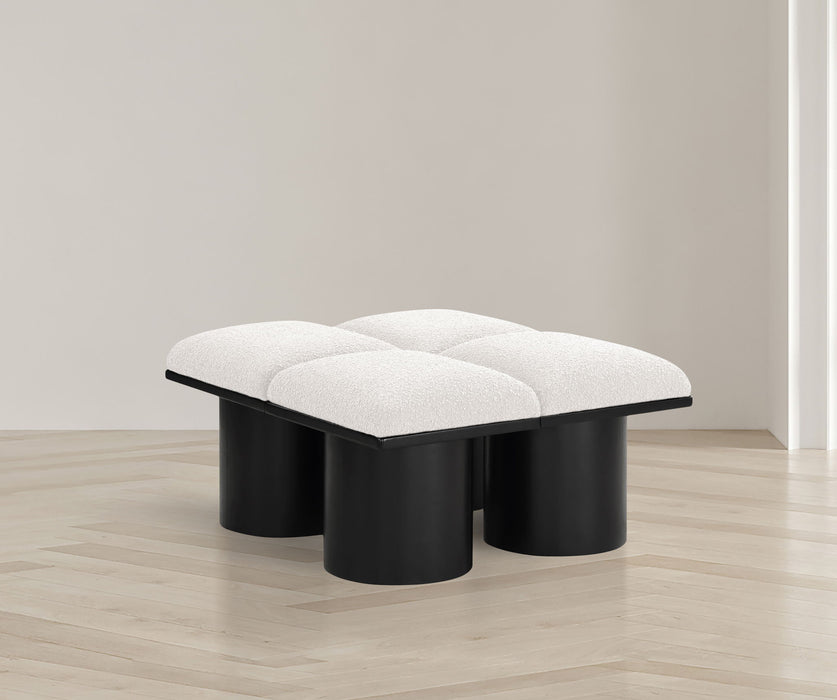 Pavilion - 4 Piece Modular Bench With Black Base - Simple Home Plus