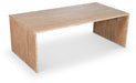 Pienza - Travertine Table - Simple Home Plus