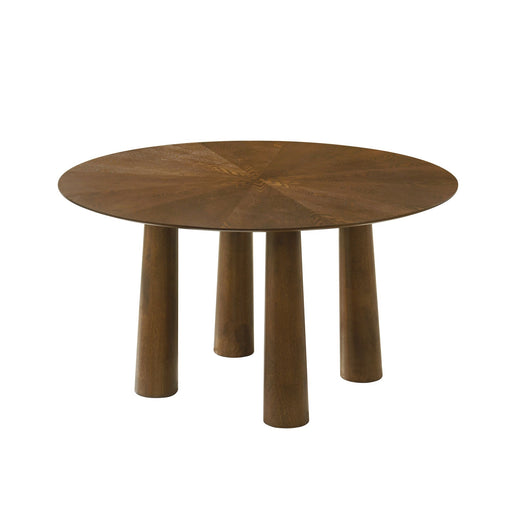 Klarissa - Round Dining Table - Walnut - Simple Home Plus