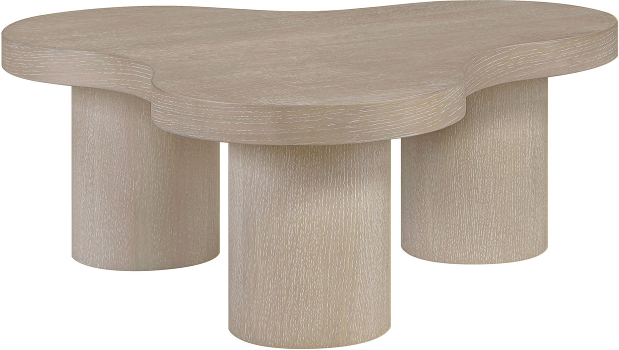Cove - Oak Veneer And Solid Wood Coffee Table - Simple Home Plus