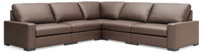 Calden - 5-Piece Sectional - Chocolate - Simple Home Plus