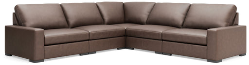 Calden - 5-Piece Sectional - Chocolate - Simple Home Plus
