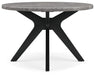 Glinari - Taupe / Black - 5 Pc. - Dining Room Table, 4 Side Chairs - Simple Home Plus