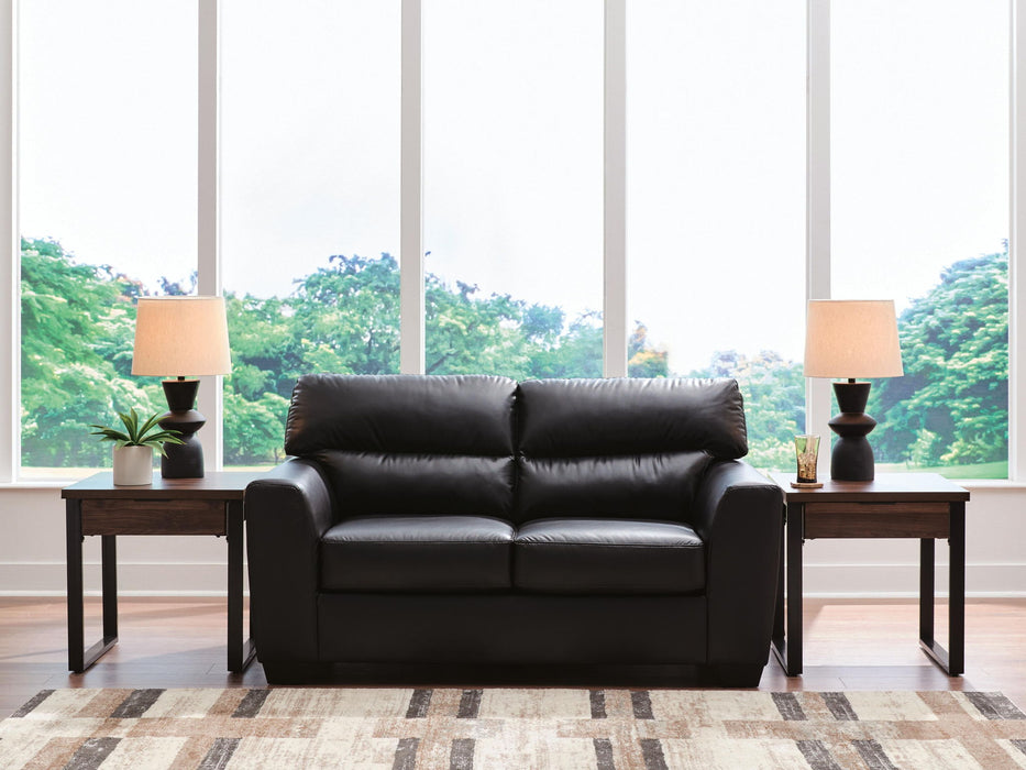 Glennbre - Loveseat - Midnight - Simple Home Plus