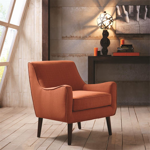 Oxford - Mid-Century Accent Chair - Burnt Orange - Simple Home Plus