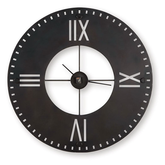 Lytle - Wall Clock - Antique Brown - Simple Home Plus