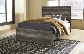 Wynnlow - Queen Panel Rails - Gray - Simple Home Plus