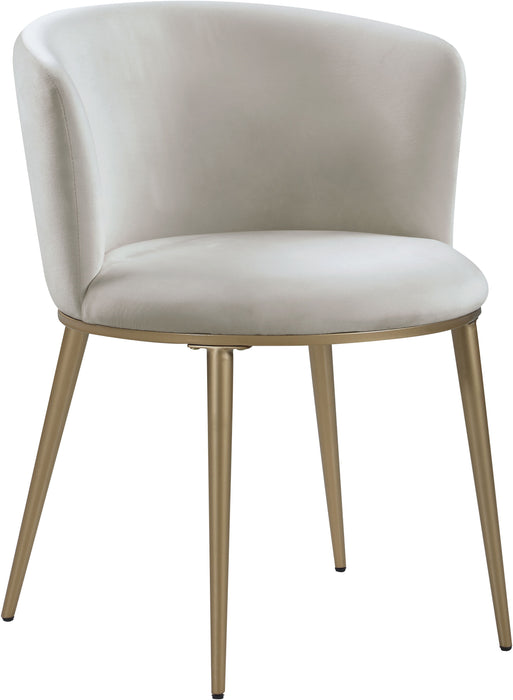 Skylar - Dining Chair with Gold Legs (Set of 2) - Simple Home Plus
