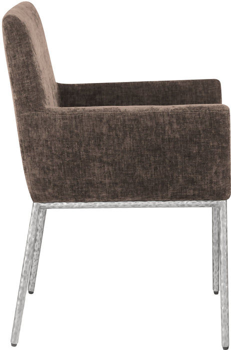 Reeves - Dining Chair With Silver Legs (Set of 2) - Simple Home Plus