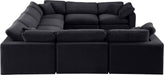 Comfy - 8 Piece Velvet Modular Sectional - Simple Home Plus