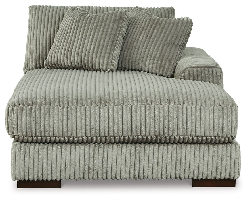 Lindyn - RAF Corner Chaise - Fog - Simple Home Plus