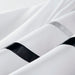 Plain Weave - Premium Shower Curtain Ribbon - White - Simple Home Plus