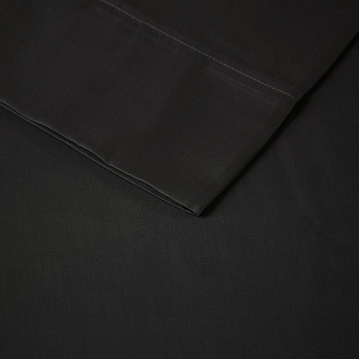 1500 Thread Count - 4 Piece California King Blend Sheet Set - Black - Simple Home Plus