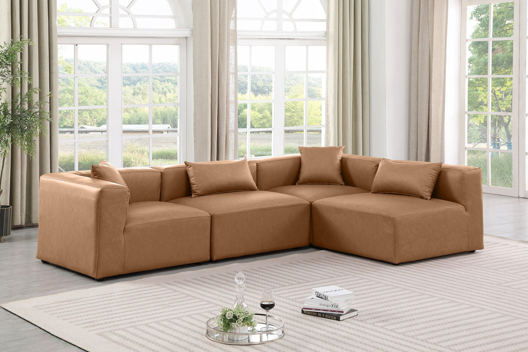 Cube - 4 Piece Modular Corner Sectional - Simple Home Plus