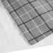 Anaheim - Plaid Rod Pocket and Back Tab Curtain Panel With Fleece Lining - Gray - Simple Home Plus