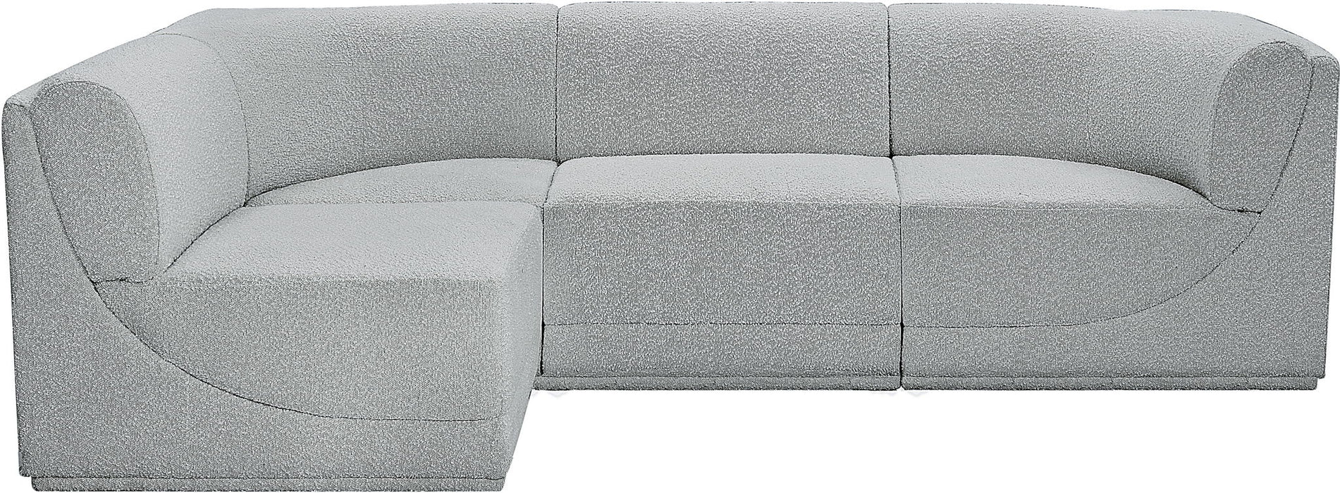 Ollie - 4 Piece Modular Sectional - Simple Home Plus