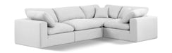 Comfy - 4 Piece Linen Fabric Modular Sectional - Simple Home Plus