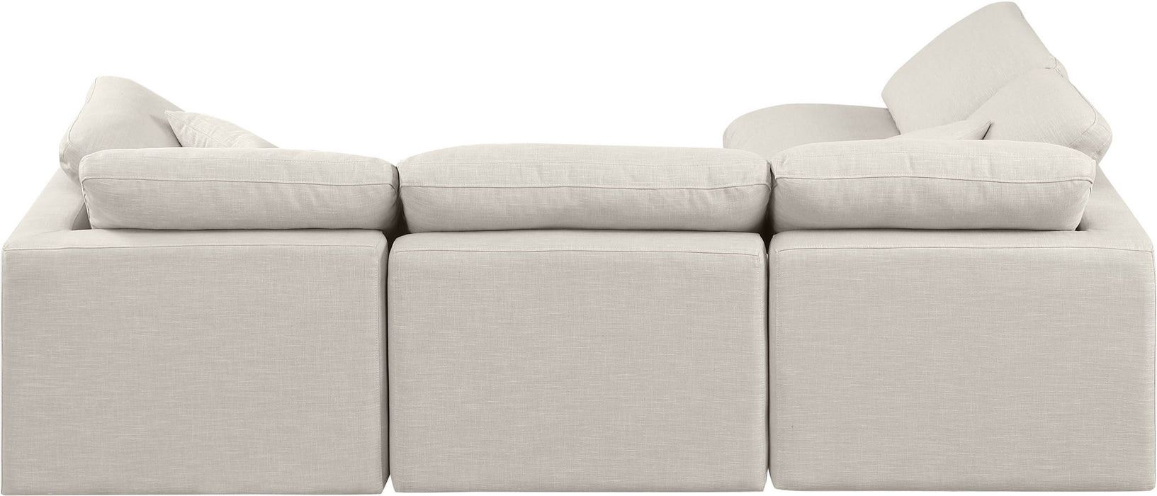 Indulge - Linen 4 Piece Modular Sectional - Simple Home Plus