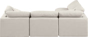 Indulge - Linen 4 Piece Modular Sectional - Simple Home Plus