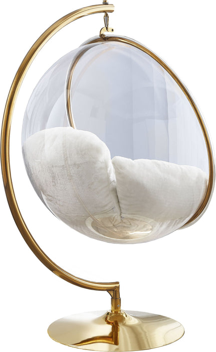 Luna - Swing Accent Chair - White - Simple Home Plus