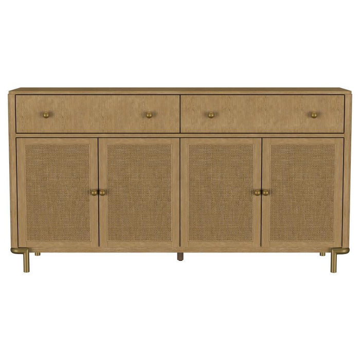 Arini - Cane Door Dining Sideboard Server - Simple Home Plus