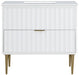 Modernist - Bathroom Vanity With Gold Legs - Simple Home Plus