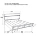Miranda - Storage Wood Panel Bed - Simple Home Plus