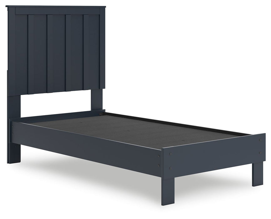 Simmenfort - Platform Bed With Panel Headboard - Simple Home Plus