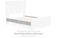 Makidern - Queen/King Platform Rails - Whitewash - Simple Home Plus