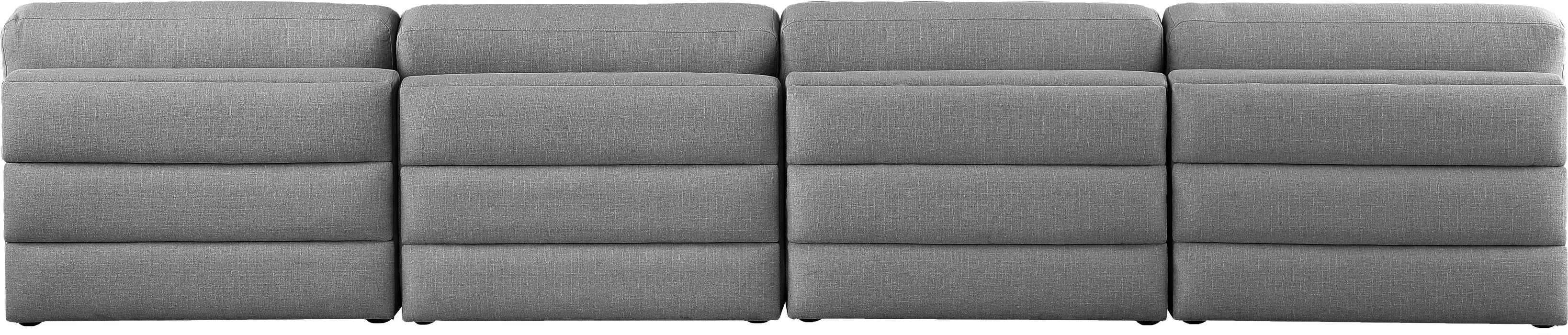 Beckham - Modular 4 Seats Armless Sofa - Simple Home Plus