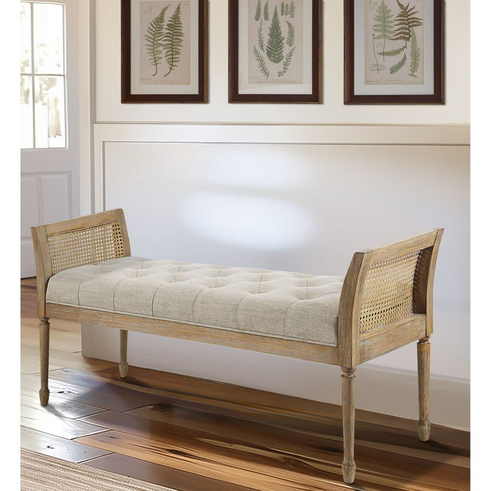 Isla - Accent Bench - Natural - Simple Home Plus