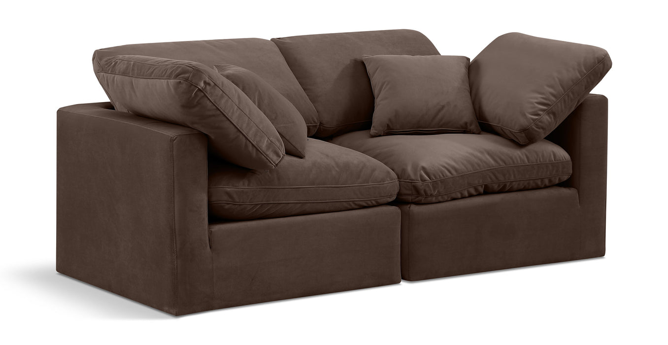 Indulge - Velvet 2 Seat Modular Sofa - Simple Home Plus