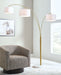 Valo - Metal Arc Lamp - Gold Finish - Simple Home Plus
