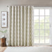 Blakesly - Printed Ikat Blackout Patio Curtain - Taupe - Simple Home Plus