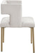 Caleb - Dining Chair with Gold Legs (Set of 2) - Simple Home Plus