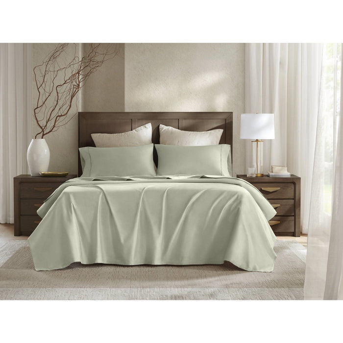 Split King Sateen Sheet Set - Sage - Simple Home Plus