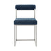 Anastasia - Dining Room Chair Set With Brushed Silver Frame - Simple Home Plus