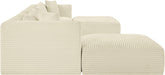 Shaggy - 7 Piece Modular Sectional With 2 Ottomans - Simple Home Plus