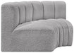 Arc - Boucle Fabric 2 Piece Modular Sofa - Simple Home Plus
