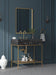 Marmo - Engineered Marble Bathroom Vanity With Gold Base - Simple Home Plus