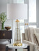 Bakersboro - Clear / Gold Finish - Glass Table Lamp - Simple Home Plus