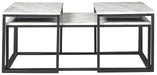 Donnesta - Gray / Black - Occasional Table Set (Set of 3) - Simple Home Plus