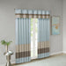 Amherst - Polyoni Pintuck Window Panel - Blue - Simple Home Plus