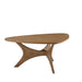 Blaze - Triangle Coffee Table - Light Brown - Simple Home Plus
