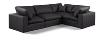 Comfy - 4 Piece Faux Leather Modular Sectional - Simple Home Plus