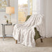 Vivienne - Faux Fur Throw - Ivory - Simple Home Plus
