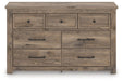 Rusticott - Seven Drawer Dresser - Simple Home Plus