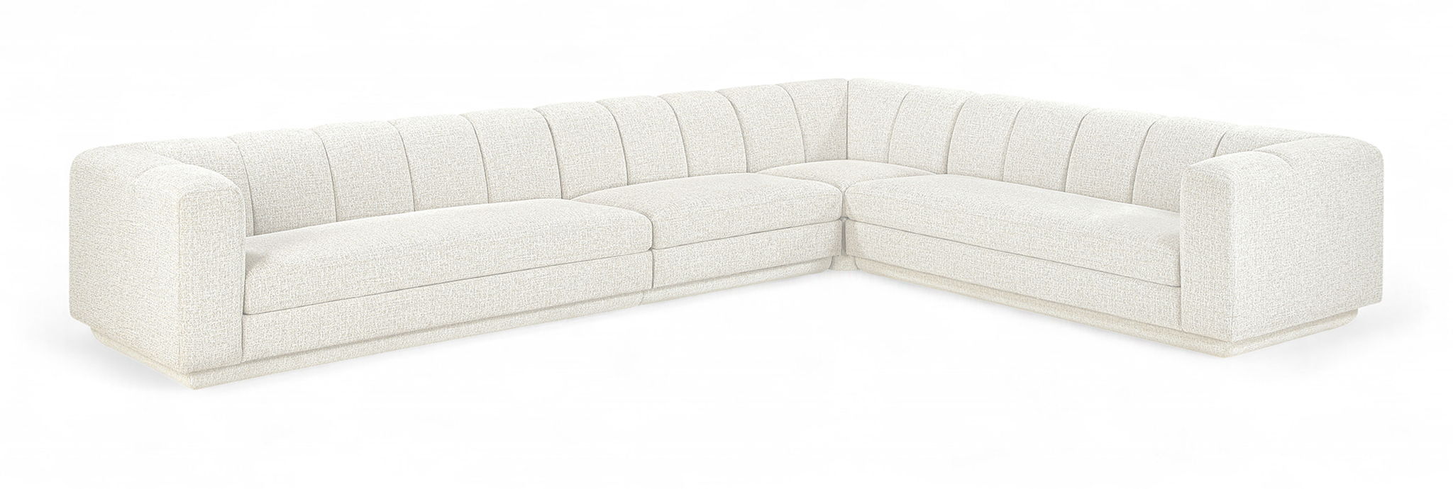 Modari - Sectional - Cream - Simple Home Plus