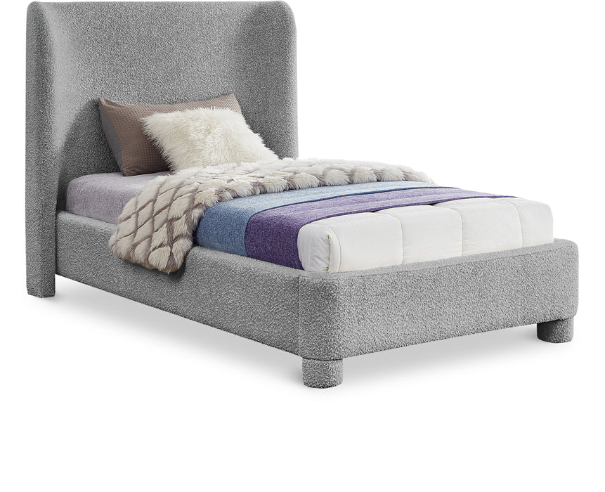 Penny - Boucle Fabric Bed - Simple Home Plus